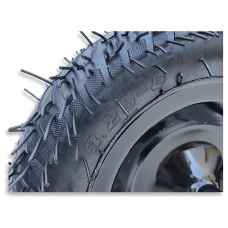 Roda Pneumática 3,25X8'' Pneu 2 lonas com câmera de ar