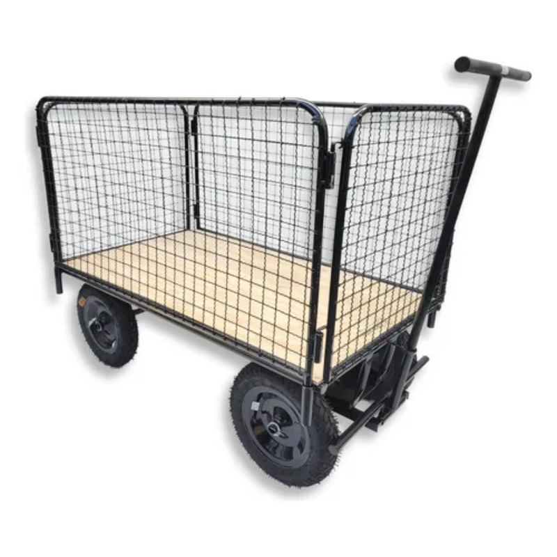 Carrinho De Carga Plataforma Gradeado 300kg -ROLWES