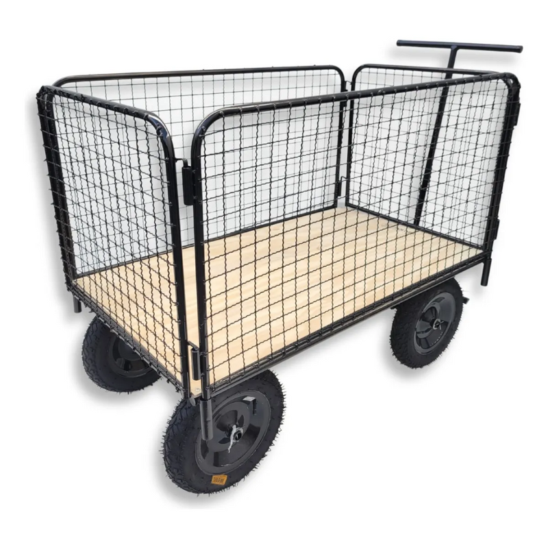 Carrinho De Carga Plataforma Gradeado 300kg -ROLWES