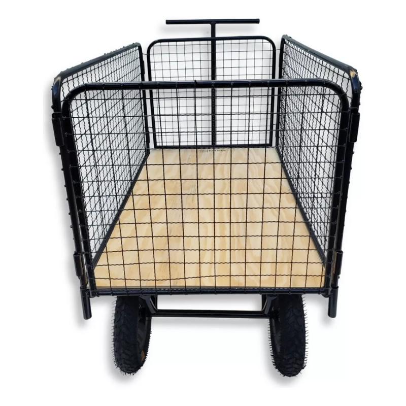 Carrinho De Carga Plataforma Gradeado 300kg -ROLWES