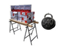 Cavalete Andaime Em Aço Multiuso 200kg Rolwes - 80cm X 80cm